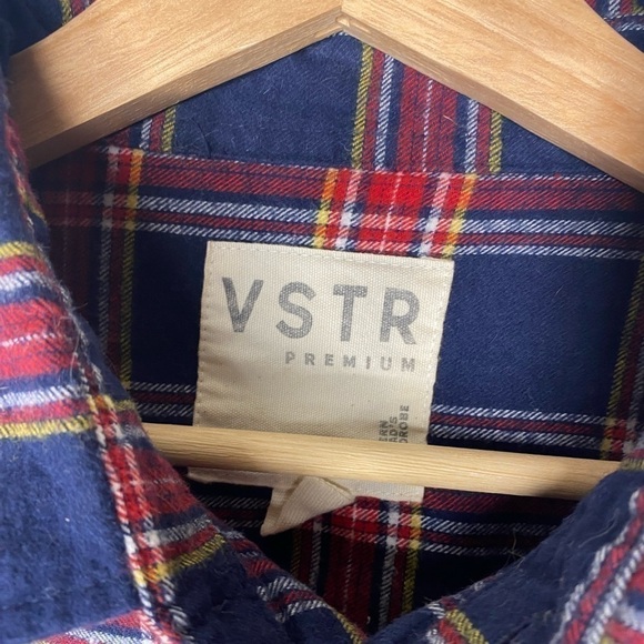 VSTR Premium Plaid Flannel Men’s Size Large - Picture 3 of 4